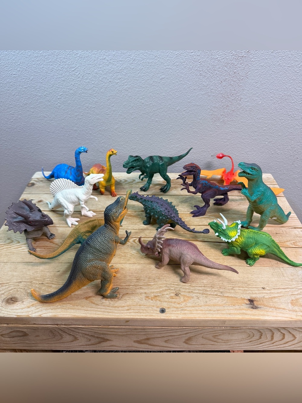Assorted Colorful Dinosaur Toy Set for Kids - Multicolor
